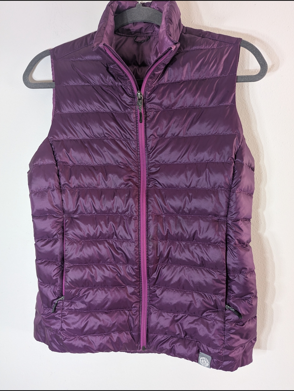 REI Co-op Down Puffer Vest Women’s Purple Lightweight Packable Outdoor Jacket - Picture 2 of 7